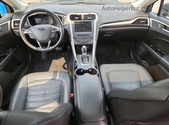 3FA6P0HDXGR286677 2016 FORD FUSION Black Widok deski rozdzielczej