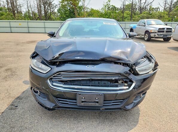 3FA6P0HDXGR286677 2016 FORD FUSION Black Widok z przodu