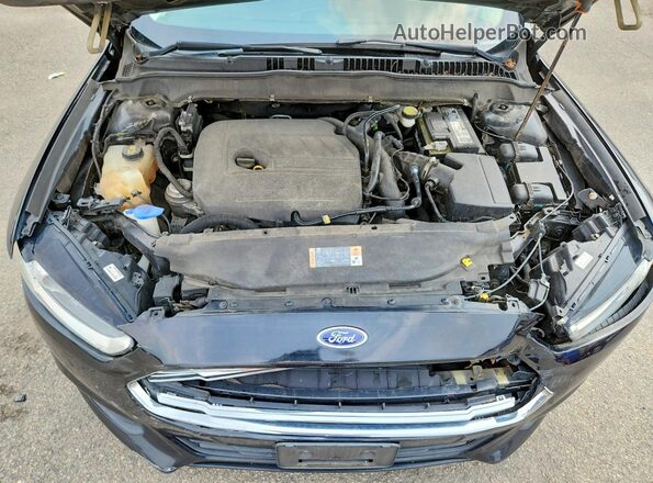 3FA6P0HDXGR286677 2016 FORD FUSION Black Widok wnętrza z tyłu