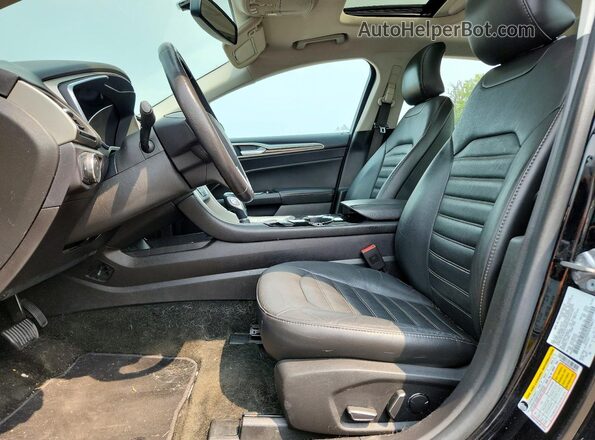 3FA6P0HDXGR286677 2016 FORD FUSION Black Widok wnętrza z przodu
