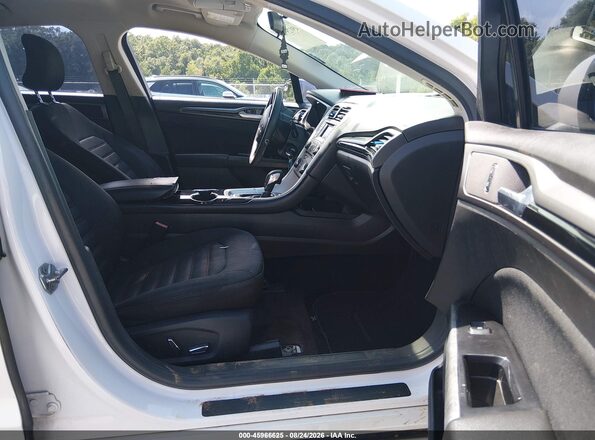3FA6P0HDXGR318964 2016 FORD FUSION Белый Вид салона спереди