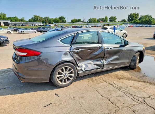 3FA6P0HDXHR166721 2017 FORD FUSION Gray Trasero derecho