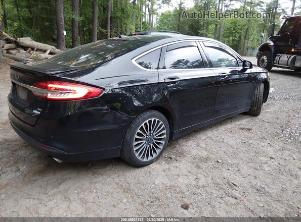 3FA6P0HDXHR245001 2017 FORD FUSION Black უკანა მარჯვენა