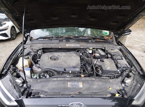 3FA6P0HDXHR245001 2017 FORD FUSION Black უკანა ხედი