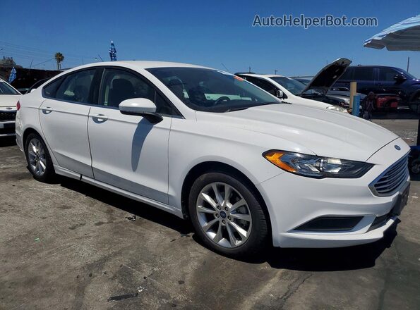 3FA6P0HDXHR293517 2017 FORD FUSION White Delantero derecho