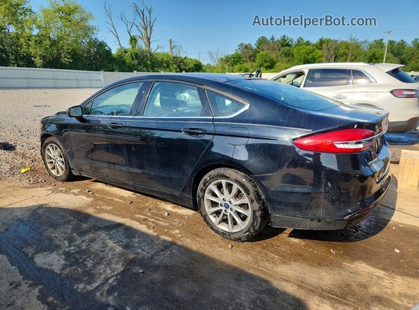 3FA6P0HDXHR372248 2017 FORD FUSION Черный Задняя левая четверть