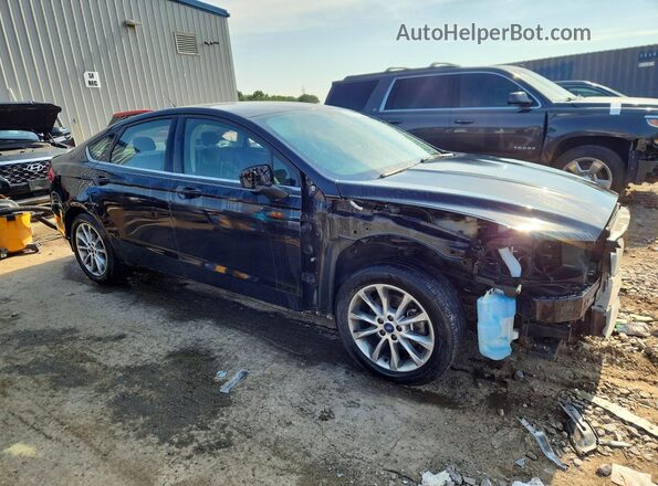 3FA6P0HDXHR372248 2017 FORD FUSION Черный Передняя правая четверть
