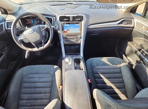 3FA6P0HDXHR372248 2017 FORD FUSION Черный Вид панели приборов