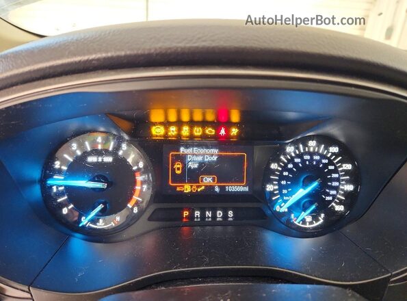 3FA6P0HDXJR230049 2018 FORD FUSION Blue Instrument cluster view