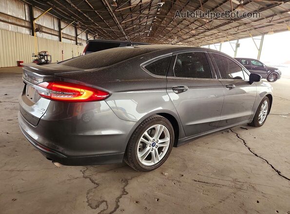 3FA6P0HDXJR241066 2018 FORD FUSION Charcoal Rear right