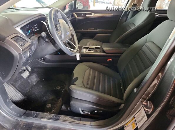 3FA6P0HDXJR241066 2018 FORD FUSION Charcoal Front interior view