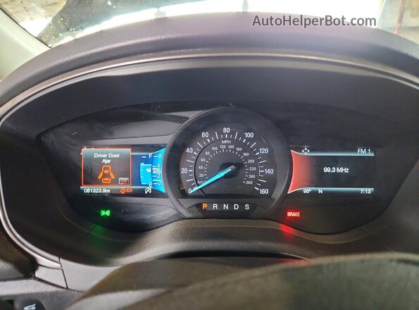 3FA6P0HDXJR241066 2018 FORD FUSION Charcoal Instrument cluster view