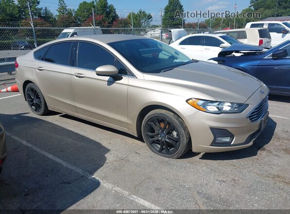 3FA6P0HDXKR103609 2019 FORD FUSION Gold უკანა სალონის ხედი