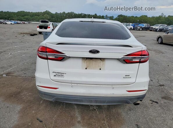 3FA6P0HDXKR160621 2019 FORD FUSION White Widok z tyłu
