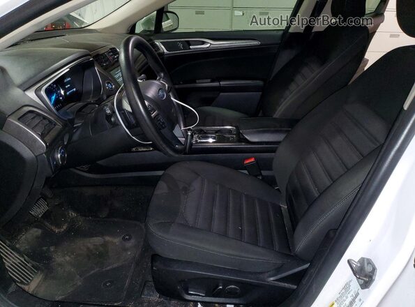 3FA6P0HDXKR214435 2019 FORD FUSION White Vista interior delantera