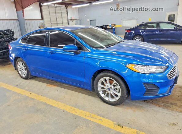 3FA6P0HDXKR217867 2019 FORD FUSION Синий Передняя правая четверть