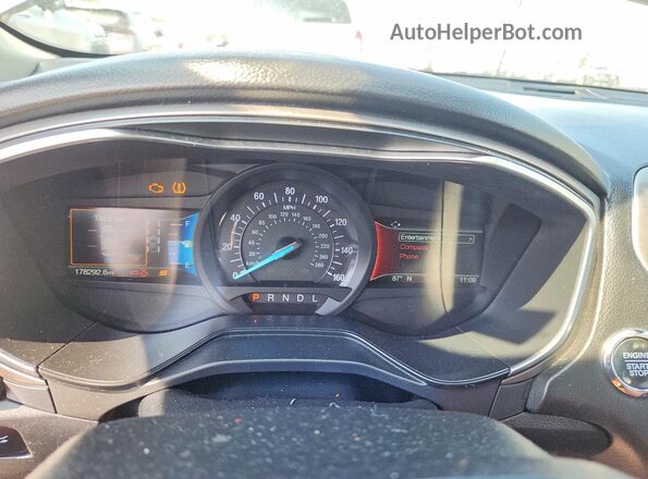 3FA6P0HDXLR136451 2020 FORD FUSION Gray Սարքավորումների վահանակի տեսք