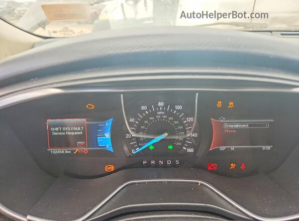 3FA6P0K90HR131688 2017 FORD FUSION Черный Вид щитка приборов