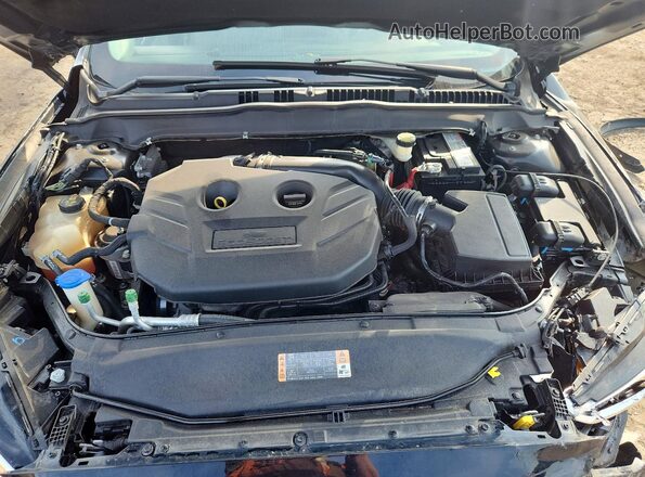 3FA6P0K90HR131688 2017 FORD FUSION Черный Вид задней части салона