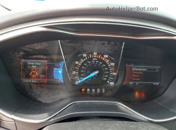 3FA6P0K91GR178436 2016 FORD FUSION Silver Vista del cuadro de instrumentos
