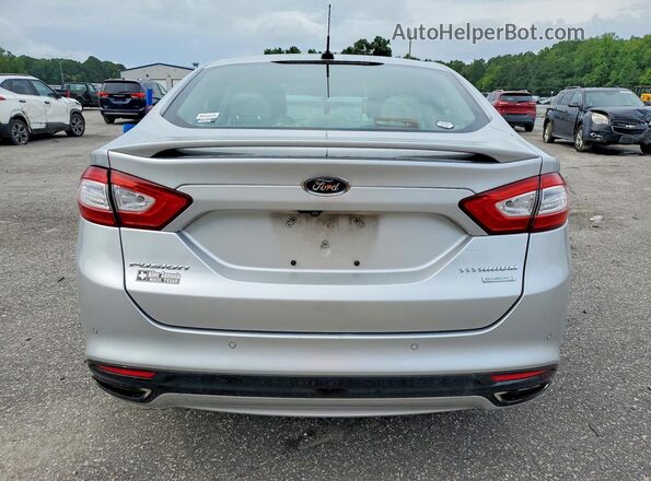 3FA6P0K91GR178436 2016 FORD FUSION Silver Vista trasera