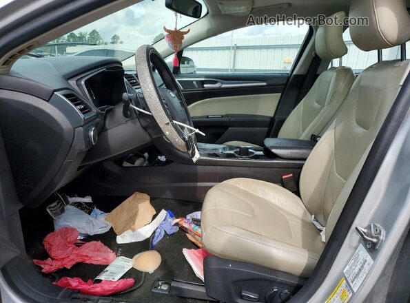 3FA6P0K91GR178436 2016 FORD FUSION Silver Vista interior delantera