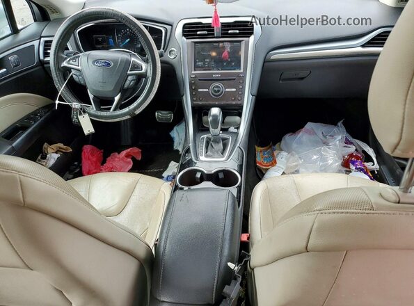 3FA6P0K91GR178436 2016 FORD FUSION Silver Vista del salpicadero