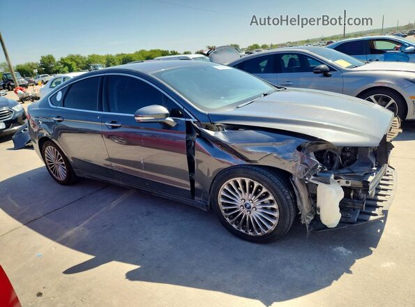 3FA6P0K93GR344634 2016 FORD FUSION Gray Delantero derecho