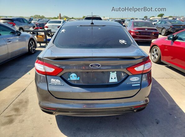 3FA6P0K93GR344634 2016 FORD FUSION Gray Vista trasera