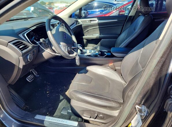 3FA6P0K93GR344634 2016 FORD FUSION Gray Vista interior delantera