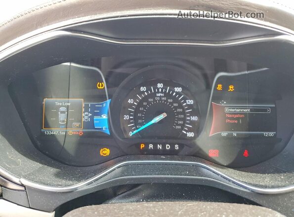 3FA6P0K93HR336258 2017 FORD FUSION Red Vista del cuadro de instrumentos