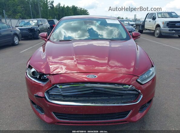3FA6P0K94GR375570 2016 FORD FUSION Burgundy ხელსაწყოთა პანელის ხედი