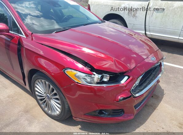 3FA6P0K94GR375570 2016 FORD FUSION Burgundy წინა ხედი