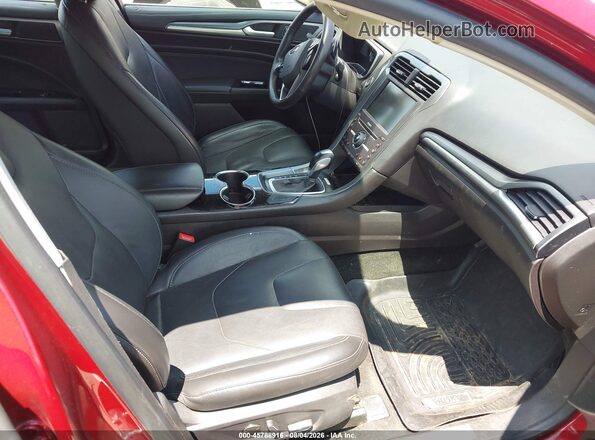 3FA6P0K94GR375570 2016 FORD FUSION Burgundy წინა სალონის ხედი