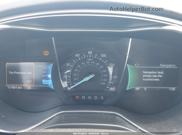 3FA6P0K94GR375570 2016 FORD FUSION Burgundy უკანა სავარძლების ხედი