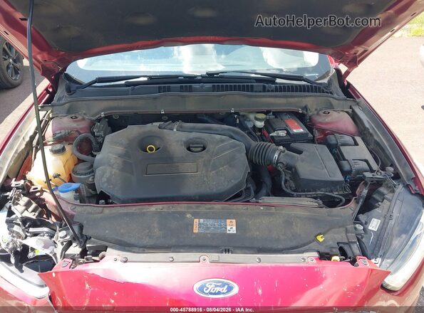 3FA6P0K94GR375570 2016 FORD FUSION Burgundy უკანა ხედი