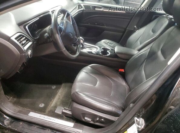 3FA6P0K94GR387668 2016 FORD FUSION Black Front interior view