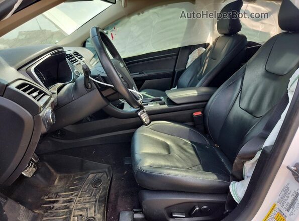 3FA6P0K96HR117228 2017 FORD FUSION White Вид салону спереду