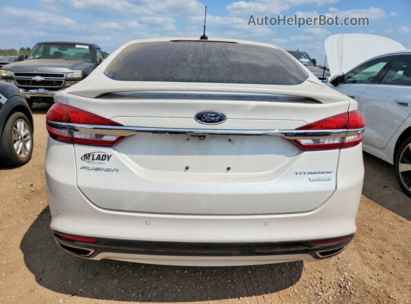 3FA6P0K96HR117228 2017 FORD FUSION White Вид ззаду