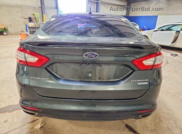 3FA6P0K97GR190106 2016 FORD FUSION Gray Հետևի տեսք