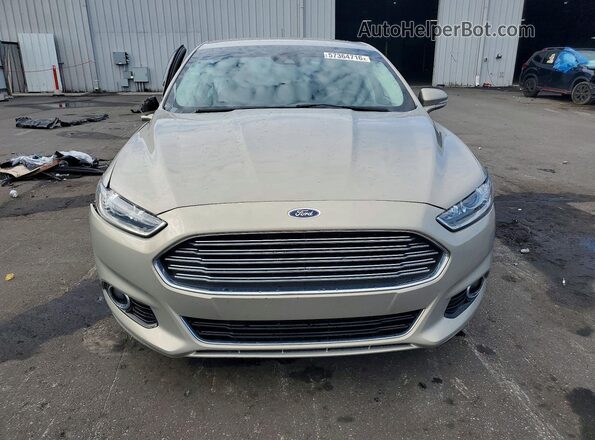 3FA6P0K98GR110585 2016 FORD FUSION Желто-коричневый Вид спереди
