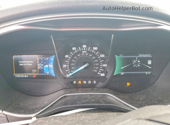 3FA6P0K98GR110585 2016 FORD FUSION Желто-коричневый Вид щитка приборов