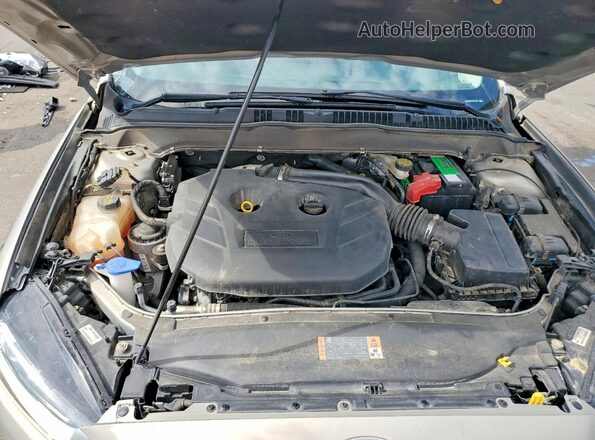 3FA6P0K98GR110585 2016 FORD FUSION Желто-коричневый Вид задней части салона