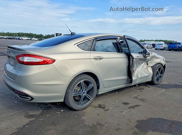 3FA6P0K98GR110585 2016 FORD FUSION Желто-коричневый Задняя правая четверть