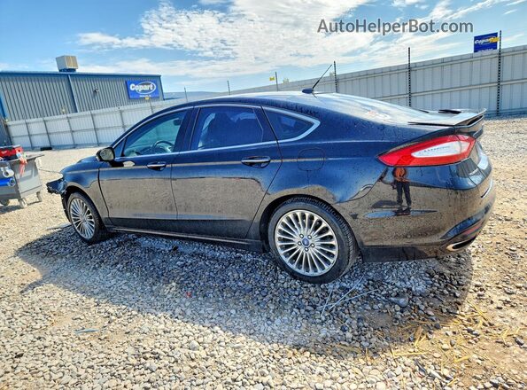 3FA6P0K98GR197601 2016 FORD FUSION Черный Задняя левая четверть
