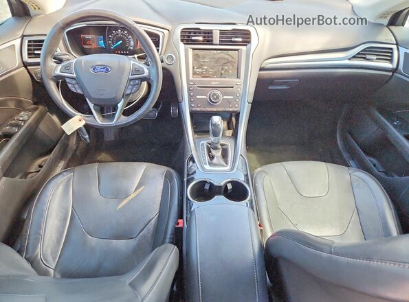 3FA6P0K98GR197601 2016 FORD FUSION Черный Вид панели приборов