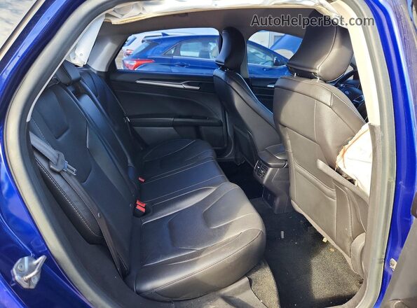 3FA6P0K98GR213344 2016 FORD FUSION Синий Вид задних сидений