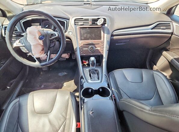 3FA6P0K98GR320118 2016 FORD FUSION Белый Вид панели приборов