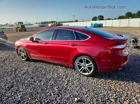 3FA6P0K99GR165529 2016 FORD FUSION Red Задня ліва чверть
