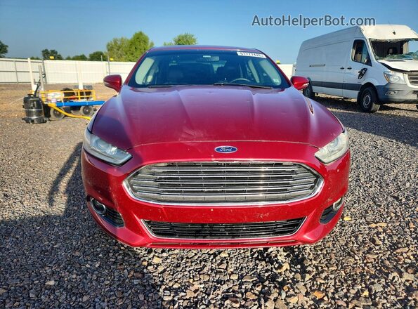 3FA6P0K99GR165529 2016 FORD FUSION Red Вид спереду